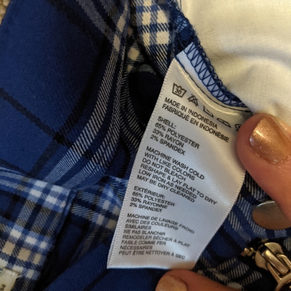 EUC UO Daisy Plaid Zip- Front Wide Leg Pants - Picture 8 of 11